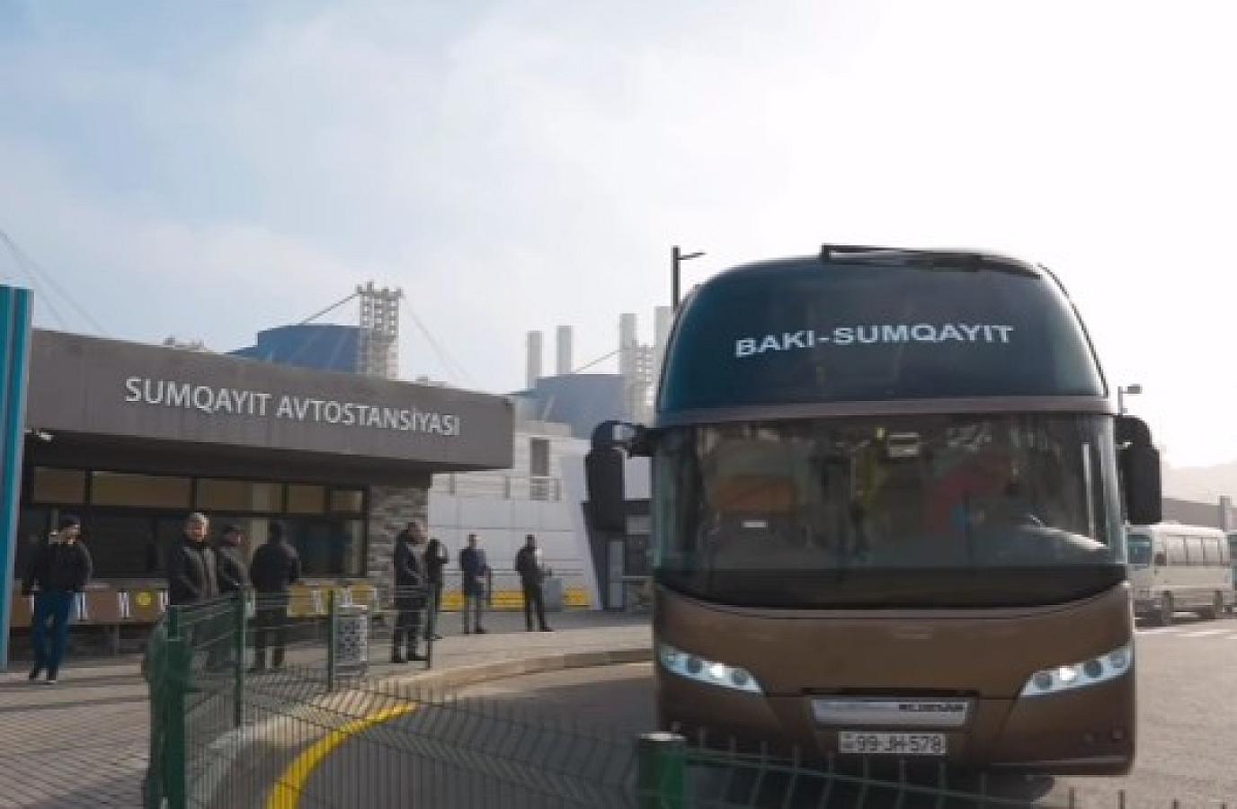 Bakı ilə Sumqayıt arasındakı avtobuslar da bahalaşdı