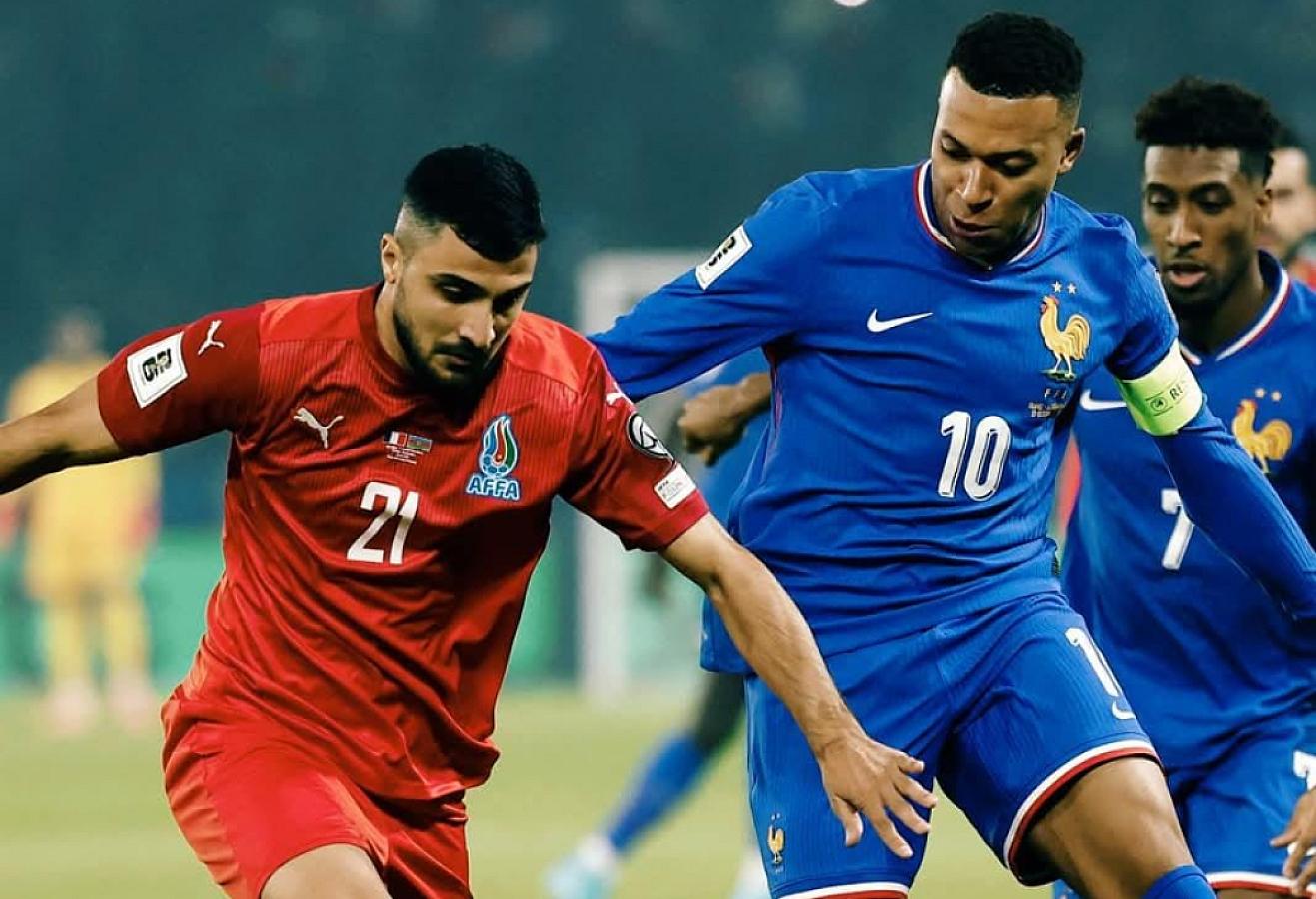 Fransa-Azərbaycan qarşılaşması 3:0 hesabı ilə başa çatdı -