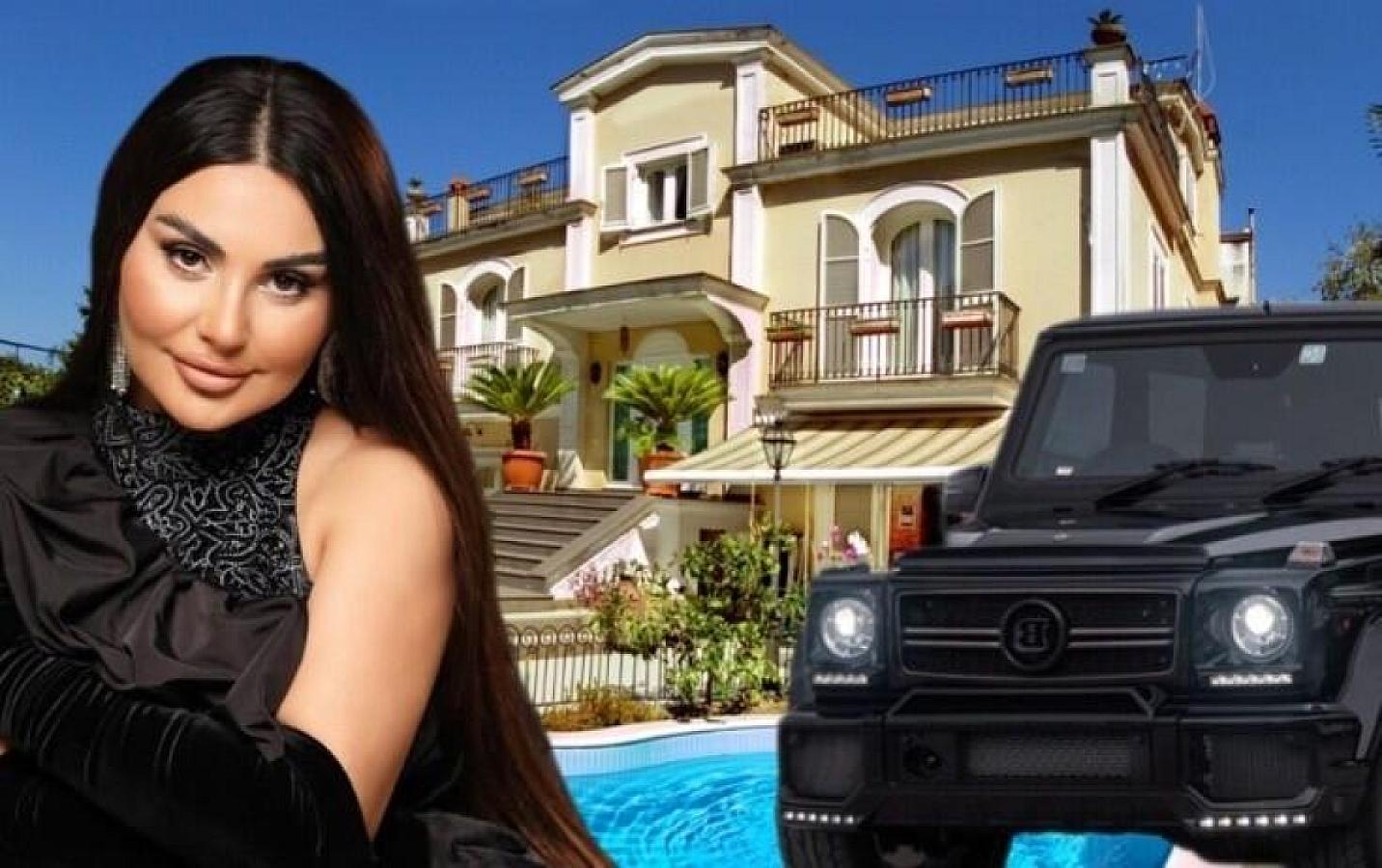 Şabnam spent millions on her new car and villa.