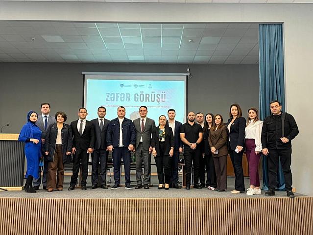 Vətən müharibəsi qaziləri Qarabağ Universitetinin tələbələri ilə görüşüblər