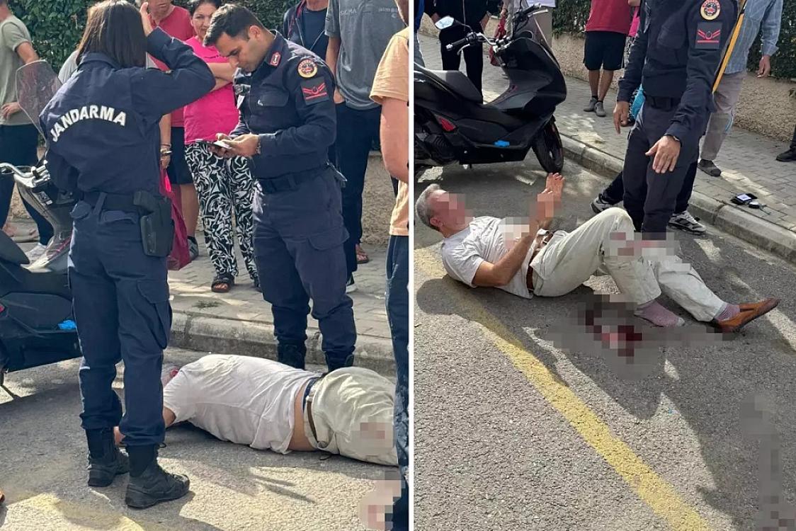 Küçənin ortasında dəhşət! Rus cütlüyün mübahisəsi qanla bitdi - 