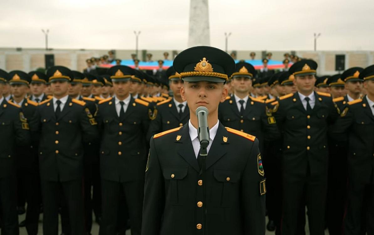 Polis Akademiyası kursantlarından “Zəfər təntənəsi” - 