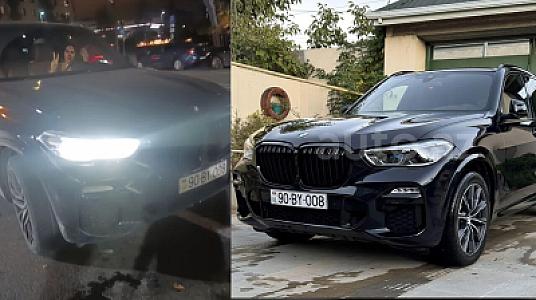 Ağ Şəhərdə “BMW” sürücüsü motosikleti vurub yıxdı: “Zor edirəm, çək” - 