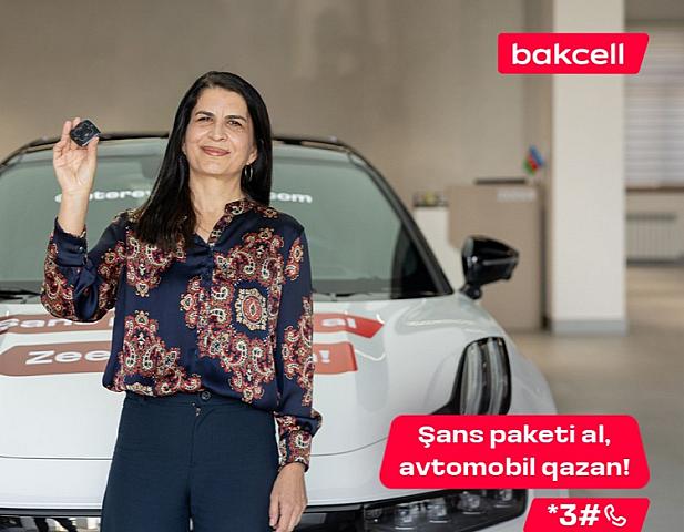 “Bakcell”in lotereyasında 5-ci lüks avtomobil sahibinə