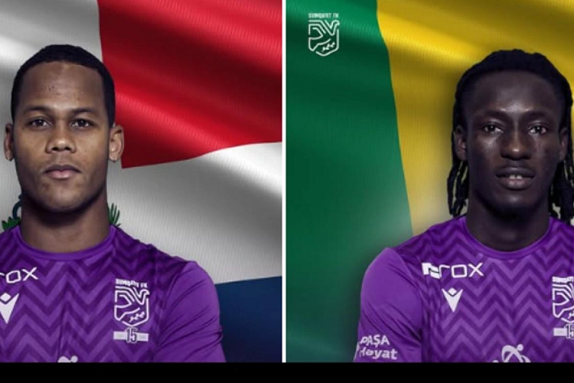 "Sumqayıt"ın legioner futbolçuları ölkələrinin