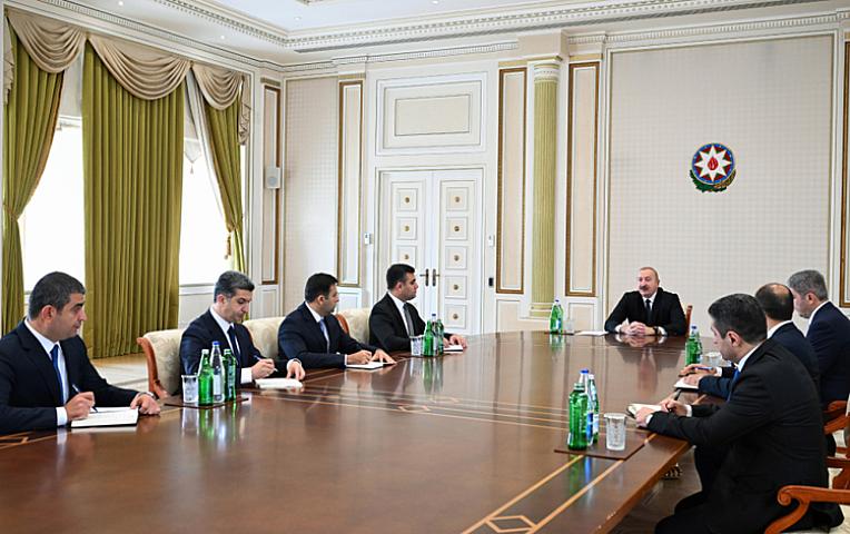 Prezident yeni icra başçılarını qəbul etdi - 