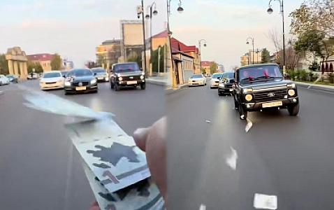 Toy karvanında “avtoş”luq edib yola