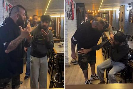 Türk aktyor işçisini beysbol çubuğu ilə döydü - 