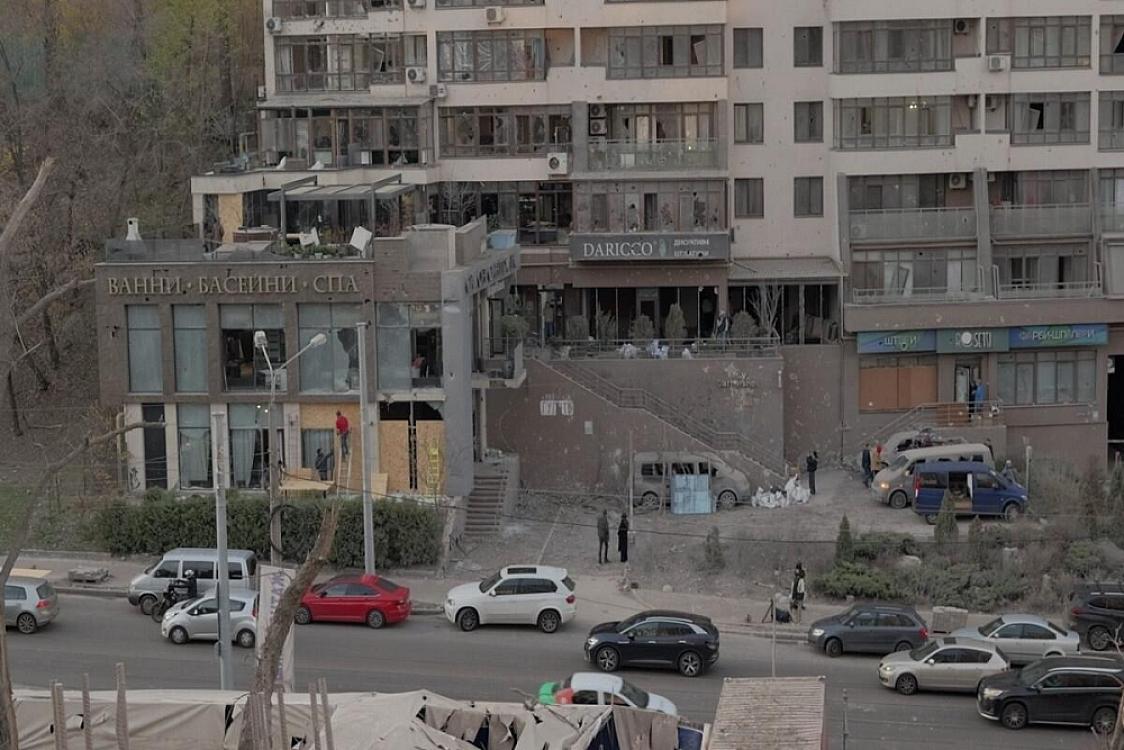 PHOTOS from the embassy of Azerbaijan that was attacked