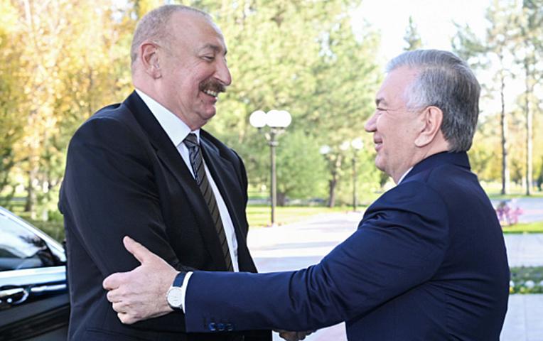 Prezidentlər təkbətək görüşdü - 