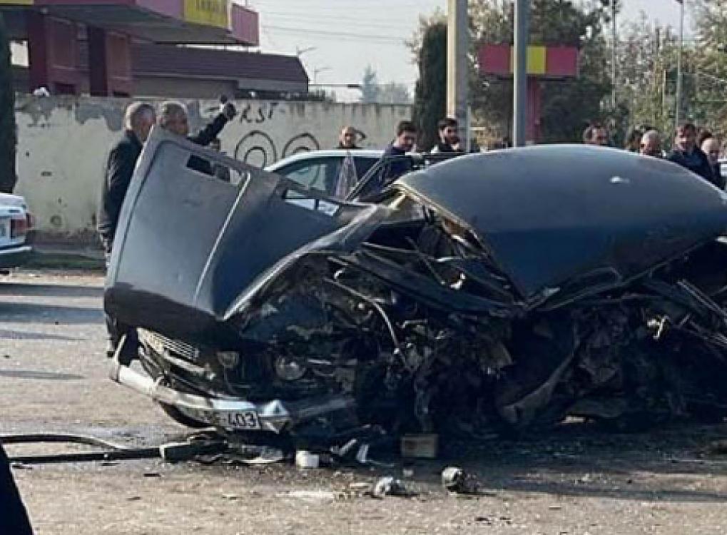 Ağcabədidə ağır qəza - sürücü öldü - 