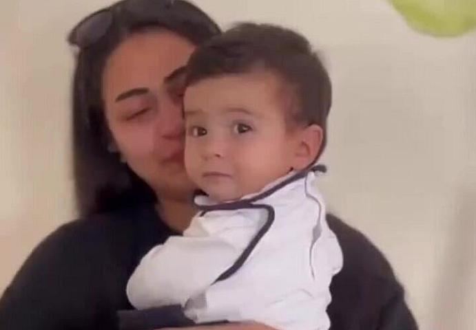 Narkotikdən əziyyət çəkən ananın 1 yaşlı övladı ilə görüşü 