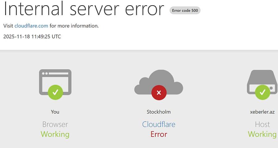 Saytların çökməsi ilə bağlı AÇIQLAMA