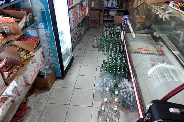 Bu rayonda 128 litrə yaxın saxta araq 