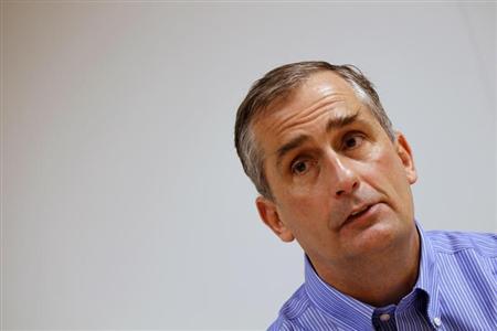 Intel Chief Operating Officer Brian Krzanich is seen during an interview with Reuters at Intel headquarters in Santa Clara, California March 13, 2012. REUTERS/Robert Galbraith