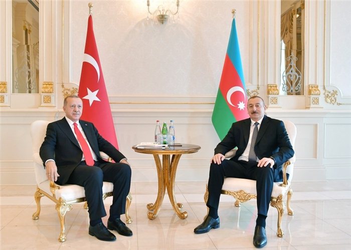 Azərbaycan Prezidenti Türkiyə Prezidenti ilə görüşüb - FOTOLAR