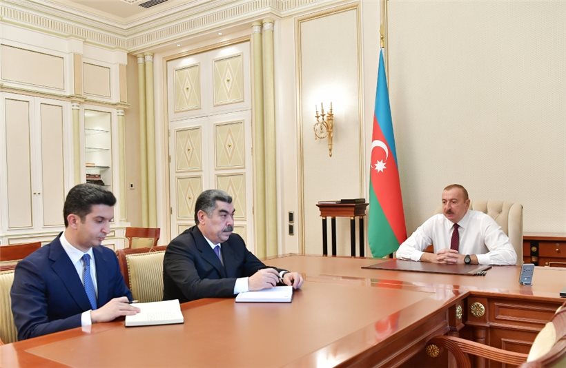 Prezident İlham Əliyev yeni icra başçılarını qəbul edib - FOTOLAR