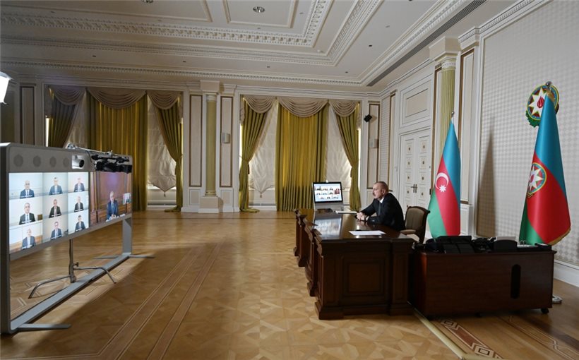Prezident İlham Əliyevin sədrliyi ilə Nazirlər Kabinetinin iclası keçirilib FOTO