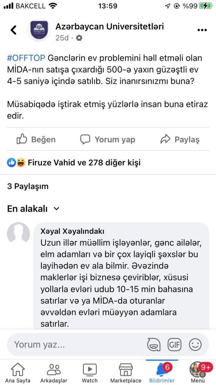 Azərbaycanda müəmmalı rekord: MİDA 5 saniyəyə 500 mənzil satdı — Vətəndaşlardan böyük NARAZILIQ